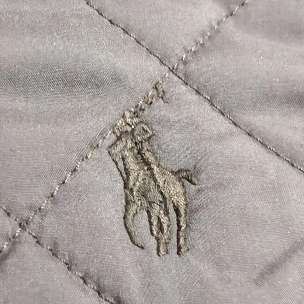 Children Polo Ralph Lauren quilted Jacket Corduroy collar Brown xl(16) 11P‎
